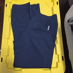 Men's Navy Blue Casual Stretch Pants